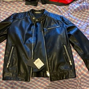 Zara leather jacket